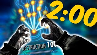 Dont Waste YOUR TIME Destruction to 100 in 2 MINUTES Skyrim AE 2024 [upl. by Anil224]