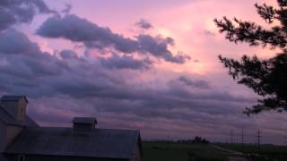 Pink and Purple Sky Clouds Real Time [upl. by Kelley459]