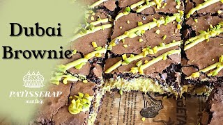 Dubai Brownie  Antepfıstıklı Browni [upl. by Nomolos755]