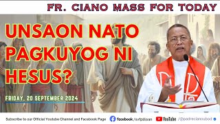 quotUnsaon nato pagkuyog ni Hesusquot  9202024 Misa ni Fr Ciano Ubod sa SVFP [upl. by Nhtanhoj]