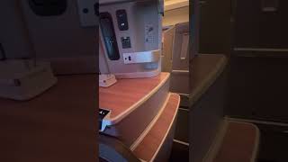 BRAND NEW Iberia Business Class Seat A350900 [upl. by Eiramalegna]