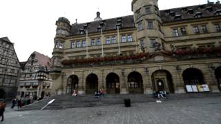 MARKTPLATZ Rothenburg ob der Tauber Alemanha HD [upl. by Pozzy18]