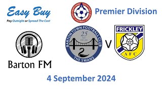 Barton Town v Frickley Athletic NCEL 4 September 2024 [upl. by Salvadore]