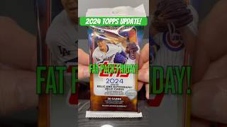 FAT PACK FRIDAY 2024 Topps Update Opening ⚾️baseballcards sportscards tradingcards mlb shorts [upl. by Waddell]