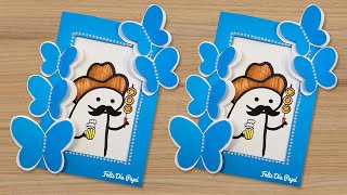 💙Hermosa tarjeta para el Día del Padre💙 Easy and Beautiful card for fathers day Card Fathers Day 💖 [upl. by Yl]