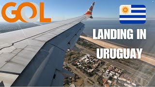 FLYING TO URUGUAY GOL Boeing 737 MAX 8 landing in Montevideo [upl. by Id]