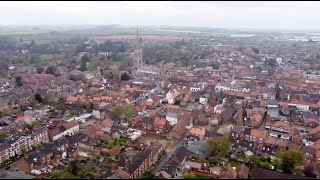 Louth Lincolnshire England By Drone 2023 [upl. by Audie]