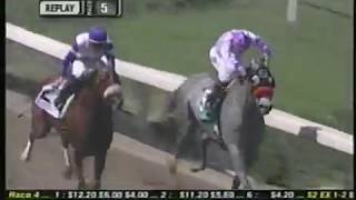 Laffit Pincay Jrs Record 9th Gold Cup Victory  2002 Hollywood Gold Cup G1 [upl. by Aerdied]