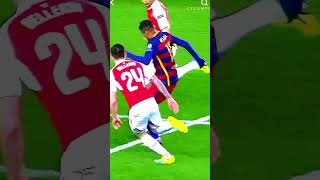 Neymar Jr Elastico skills against defenders 🇧🇷🔵neymar shortvideo [upl. by Shandee]