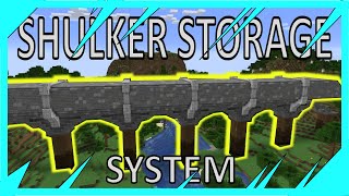 Ultimate Shulker Bulk Storage System  Minecraft Episode 12 [upl. by Eceirehs]