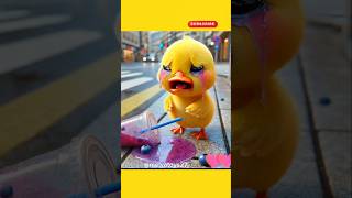 Cute cartoon duck aikartun bebek ai bersedih animation funny subscribe fyp shorts trending [upl. by Neelyam]