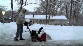 MTD Yard Machine Snowblower HD [upl. by Ilehs]