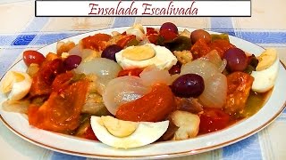 Ensalada Escalivada  Receta de Cocina en Familia [upl. by Mcquillin]