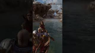 Kratos finally laughed🤯 rare gaming gow [upl. by Cesar]