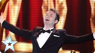 See Impressionist Jon Cleggs starstudded Final  Britains Got Talent 2014 Final [upl. by Derr]