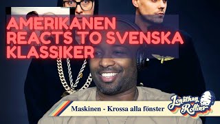 Amerikanen Reacts To Svenska Klassiker Maskinen  Krossa alla fönster [upl. by Idzik422]