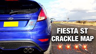 PUMASPEED FIESTA ST  STAGE 2R CRACKLE MAP  FLYBYS amp REVS [upl. by Htebaile]