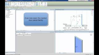 Revit Nested Door Family [upl. by Aicirtel]