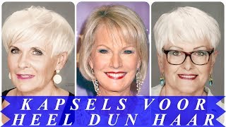 Kapsels voor oudere dames met dun haar [upl. by Ayanahs]