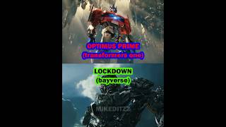 Optimus Prime TFO vs Lockdown [upl. by Ihp]