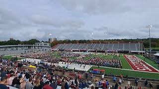 UMass Amherst band Day 2023 halftime show [upl. by Atnoek754]