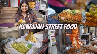 Best KANDIVALI Street Food  Masala Pav Patties Veg Shawarma Waffles Soya Chaap amp More [upl. by Jaquith658]