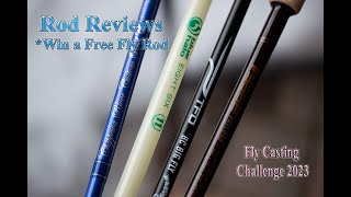 Fly Rod ReviewsGIVEAWAYSand the 2023 Fly Casting Challenge [upl. by Lesiram]