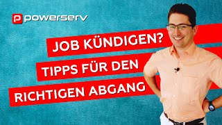 Job kündigen Tipps für den richtigen Abgang [upl. by Tait]