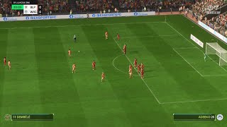 Blackpool FC vs Wigan Athletic  EFL League One  Jornada 14 Gameplay [upl. by Emlynn582]