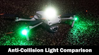 AntiCollision Strobes for Drones at Night  VIFLY vs LUME CUBE [upl. by Aldric]