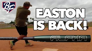 2024 Easton Alpha USAASA Slowpitch Bat Review [upl. by Akinoj625]