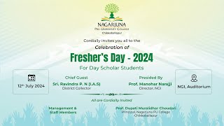 Freshers day celebration for day Scholar Students [upl. by Nestor]