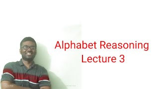 Alphabet Reasoning Lecture 3  Pairs of Letters Reasoning for Banking Exams [upl. by Richarda]