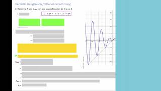 Partielle Integration Flächenberechnung [upl. by Bilac]