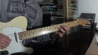 Ivan Graziani  Il chitarrista guitar solo cover by Fabio Garante [upl. by Beckman32]