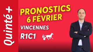 PRONOSTICS QUINTE DU 6 FÉVRIER À VINCENNES  IDYLLE EXPRESS VA FINIR FORT [upl. by Aketal100]