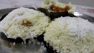 STEAMED PANDAN RICE CAKE  PUTTU PANDAN [upl. by Leigha]