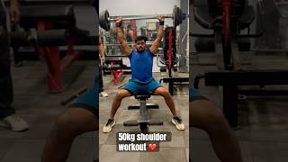 Barbell Overhead Press at gym motivation trending stamina shortsfeed viralshort shorts body [upl. by Anayek]