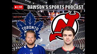 Toronto Maple Leafs vs New Jersey Devils LIVE Play by Play Commentary [upl. by Arianie854]