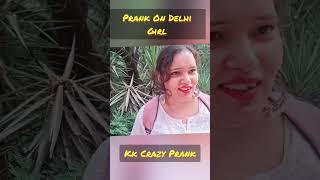 Prank on Delhi Qute Girl and metro station 🚉 prank shortprank [upl. by Senalda]