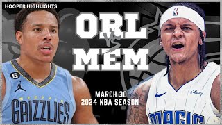 Orlando Magic vs Memphis Grizzlies Full Game Highlights  Mar 30  2024 NBA Season [upl. by Kono738]