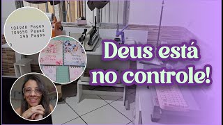 UM SUSTO E FÉRIAS CANCELADA  CHEGOU A 100 MIL IMPRESSÕES  MUDANÇA DO ATELIÊ NECESSÁRIA [upl. by Gaspard149]