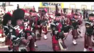 The Massed Pipes and Drums in Arnhem [upl. by Eizdnil80]