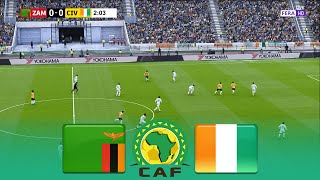 LIVE 🔴 ZAMBIA vs IVORY COAST  Africa Cup of Nations 2025 Qualifiers AFCON  FL 2025 Gameplay [upl. by Maryanne]