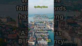 Spelling Time 525 spelling englishlearning englishvocabulary questions quiz [upl. by Ube]