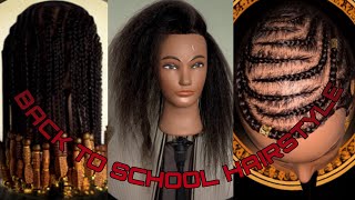 Natural Hairstyle Back to School Hairstyles [upl. by Yesdnyl]