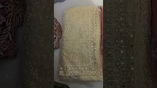 Stone work designer saree music song ashagavade4959 [upl. by Noiraa]