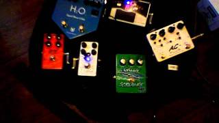 bb preamp vs zen drive vs bbe green screamer vs ac [upl. by Nihcas891]