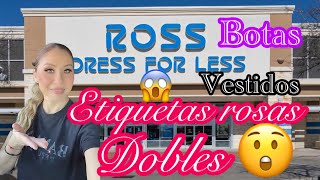 ETIQUETAS DOBLESen VETIDOS y BOTAS INCREIBLE en ROSS dress for less 2024 [upl. by Enrika]