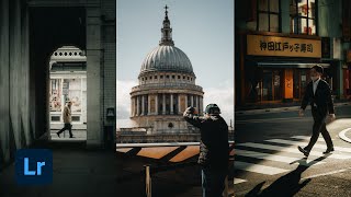 Lightroom Photo Editing Tips for Moody Street Photography [upl. by Nyrad134]